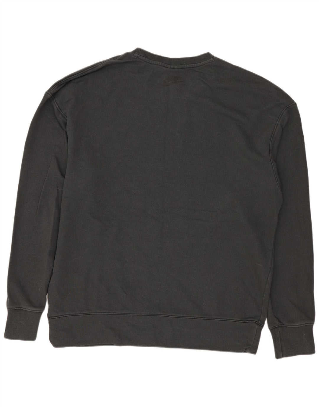 NIKE Felpa con grafica da uomo Maglione in cotone grigio medio