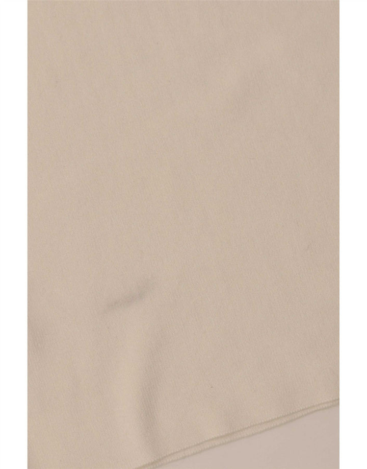 Topshop Top da donna corto alla caviglia UK 8 piccolo in viscosa bianca