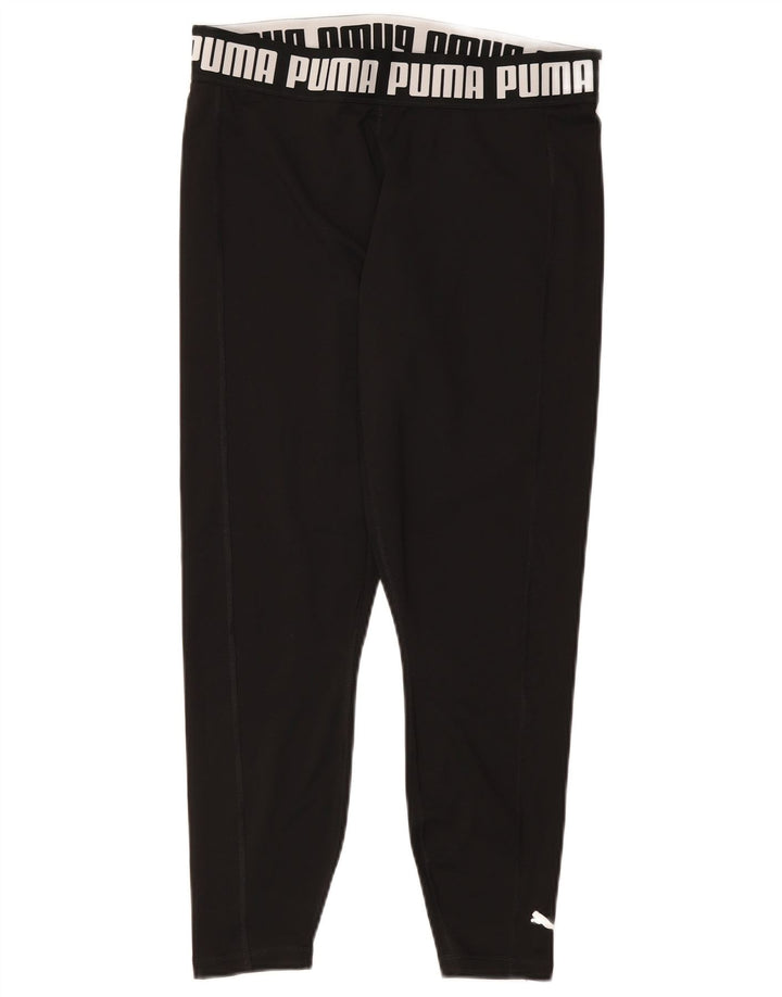 Leggings Puma Graphic Crop da donna UK 14 Large Neri