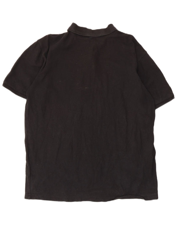 Polo da uomo Fila XL in cotone nero