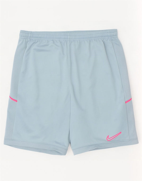 Pantaloncini sportivi Nike da ragazzo Dri Fit 13-14 anni XL blu poliestere