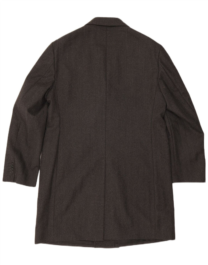 Cappotto Doppiopetto Uomo Ader IT 54 2XL Lana Grigia