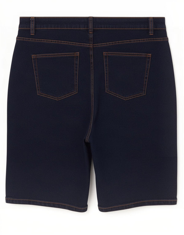 Pantaloncini di jeans autografi da donna Marks & Spencer UK 16 grandi W36 blu navy