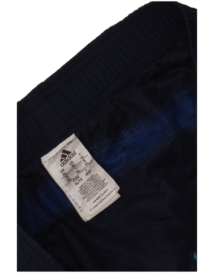 Pantaloncini da bagno da uomo Adidas XL in nylon blu navy
