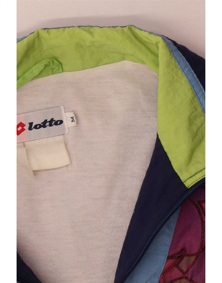 Giacca sportiva da uomo con grafica Lotto, colore blu navy medio