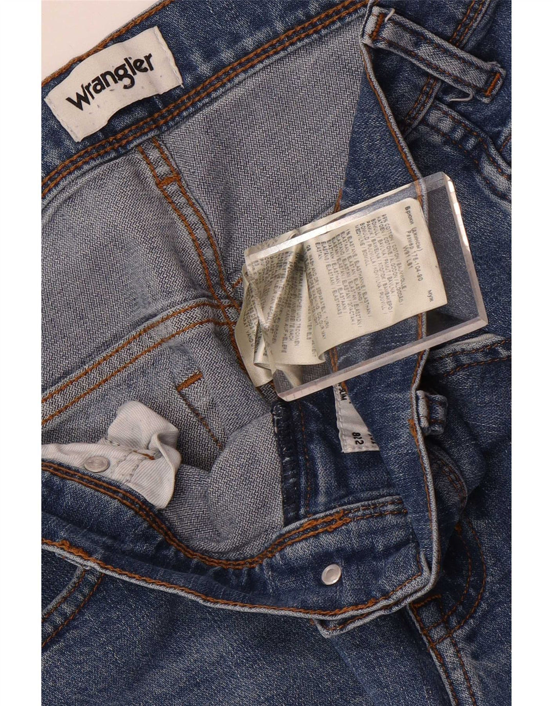 Jeans Wrangler Texas Slim da uomo W36 L32 in cotone blu