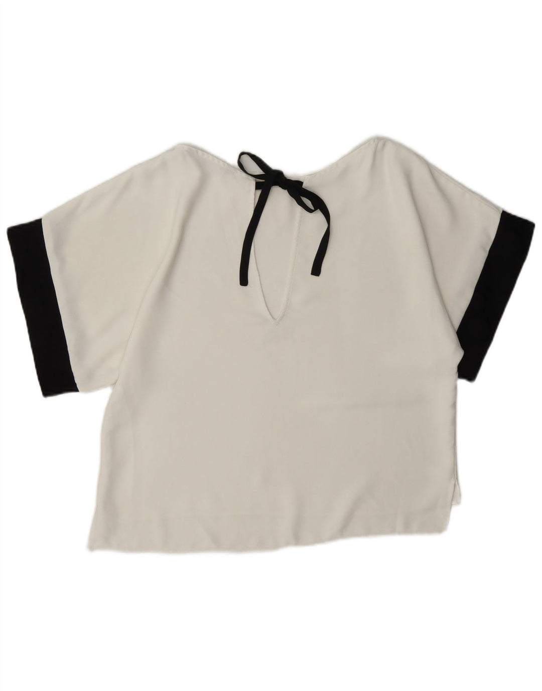 Camicetta oversize da donna Zara UK 6 XS Colorblock bianco