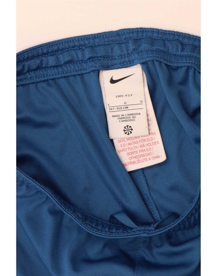 Pantaloncini sportivi Nike da ragazzo Dri Fit 12-13 anni Large Blu in poliestere