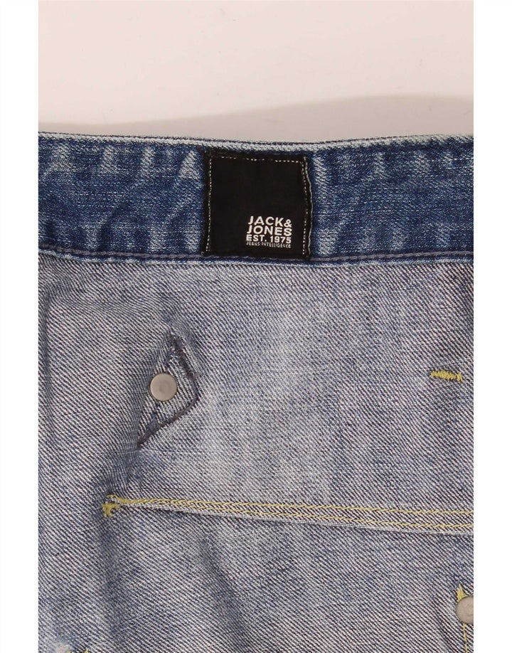Jeans corti cargo da uomo Jack & Jones W30 L25 blu