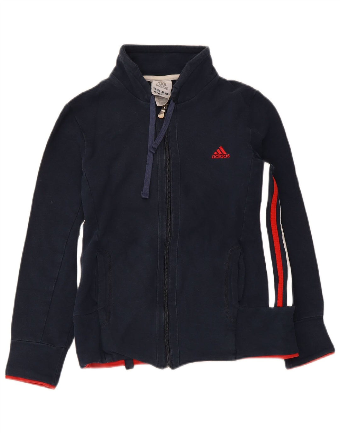 Giacca da ginnastica Adidas da ragazzo vestibilità regolare 9-10 anni piccola blu navy