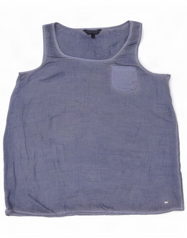 Tommy Hilfiger Canotta da donna US 12 Large Blu Navy