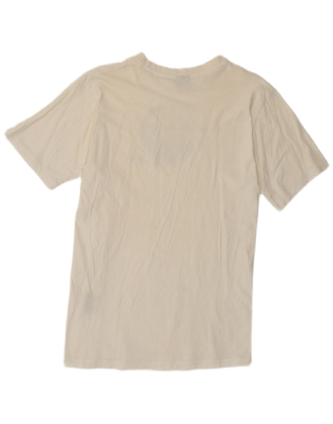 T-shirt grafica da uomo Kappa Top in cotone bianco medio