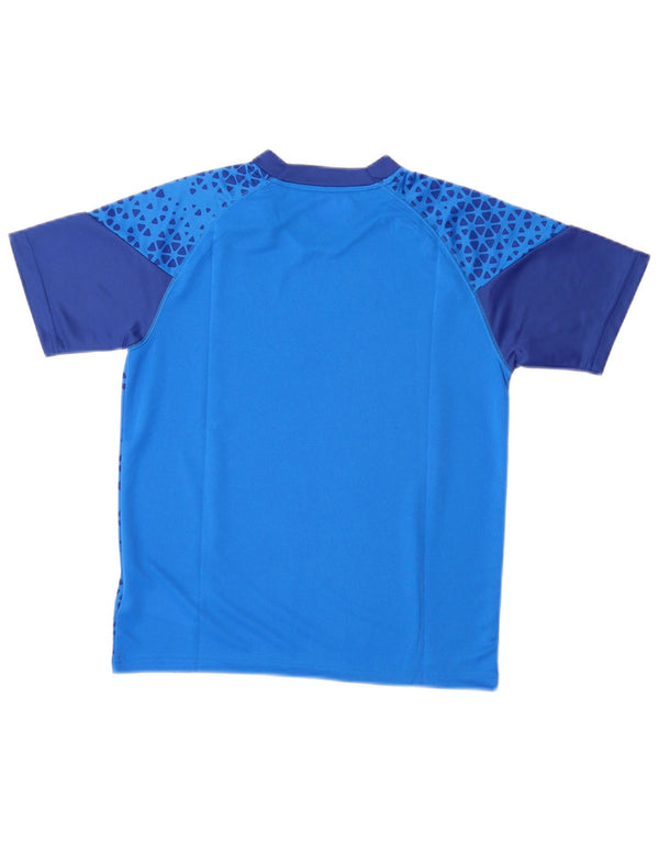 Maglietta Puma da bambino 11-12 anni in poliestere geometrico blu