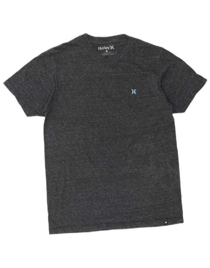T-shirt grafica da uomo Hurley Top in cotone grigio medio