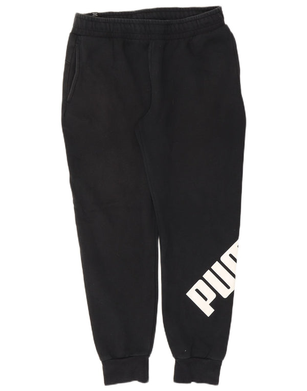 Pantaloni da tuta con grafica da donna Puma Joggers UK 14 Medium Black Cotton