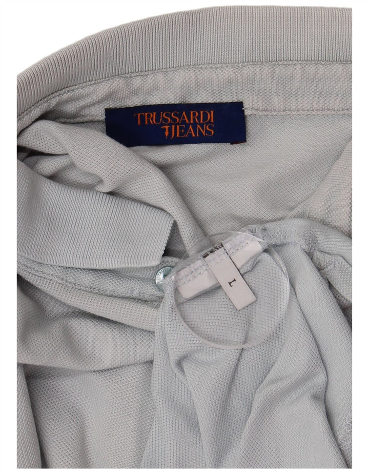 Polo Uomo Trussardi Jeans Large Blu