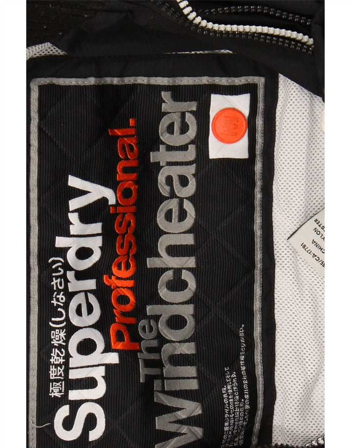 Giacca a vento da donna The Windcheater SUPERDRY UK 14 media nera