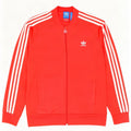 Giacca Top della tuta da ragazzo Adidas 14-15 anni in poliestere rosso