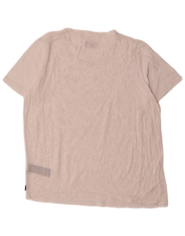 Maglietta Kappa da donna Top UK 18 XL cotone bianco