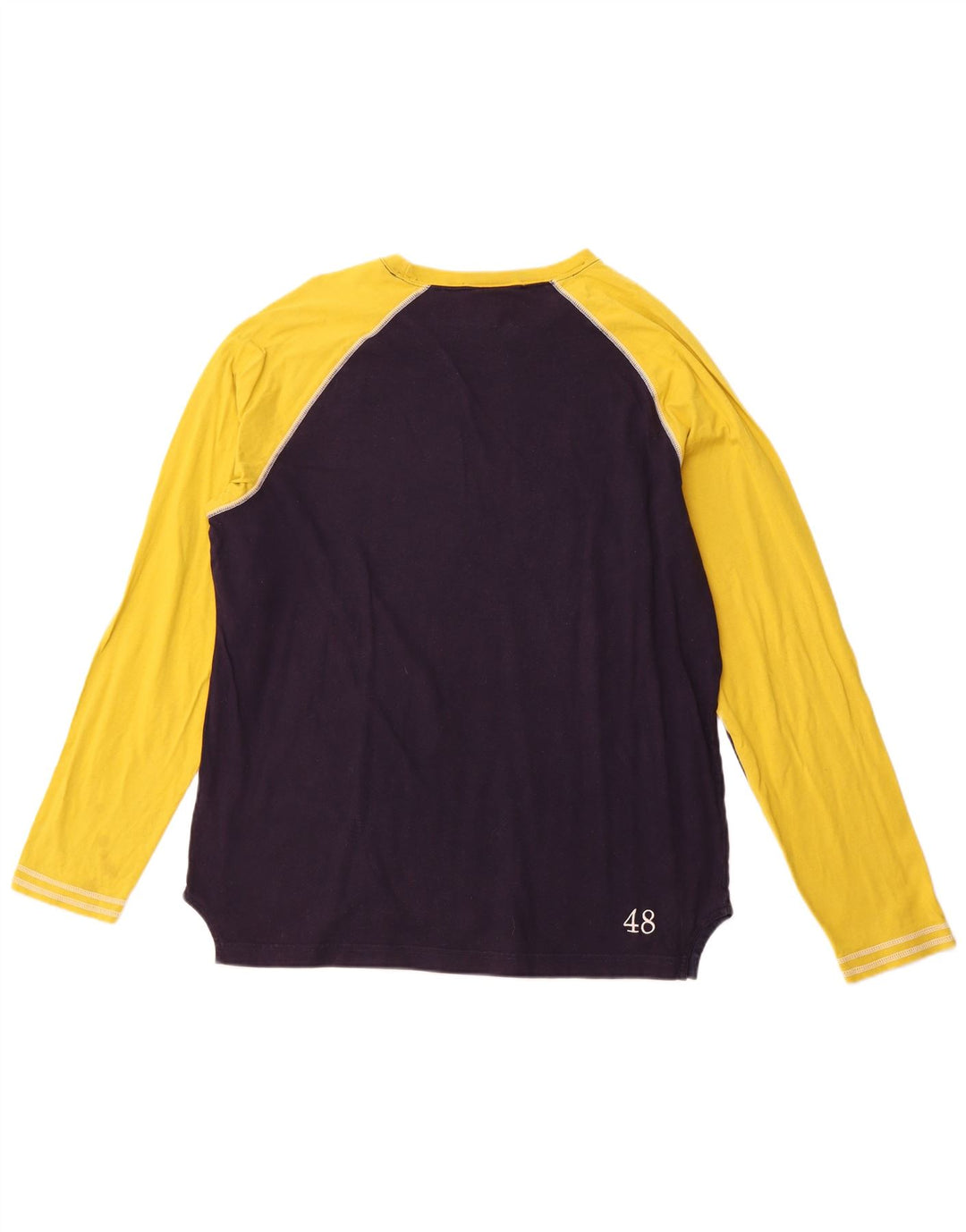 Maglia PUMA da uomo a maniche lunghe XL blu navy color block sportivo