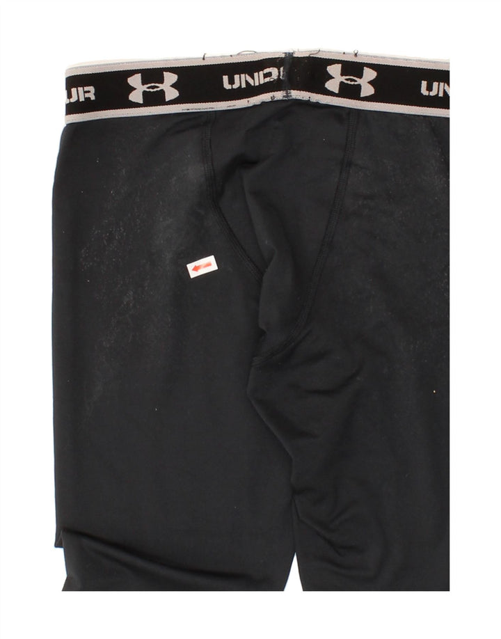 UNDER ARMOUR Girls Leggings 12-13 Years Medium  Black Vintage Under Armour and Second-Hand Under Armour from Messina Hembry 