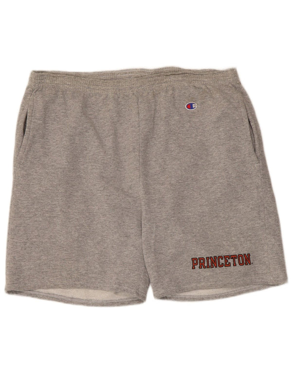 Pantaloncini sportivi Princeton da uomo Champion di grandi dimensioni in cotone grigio