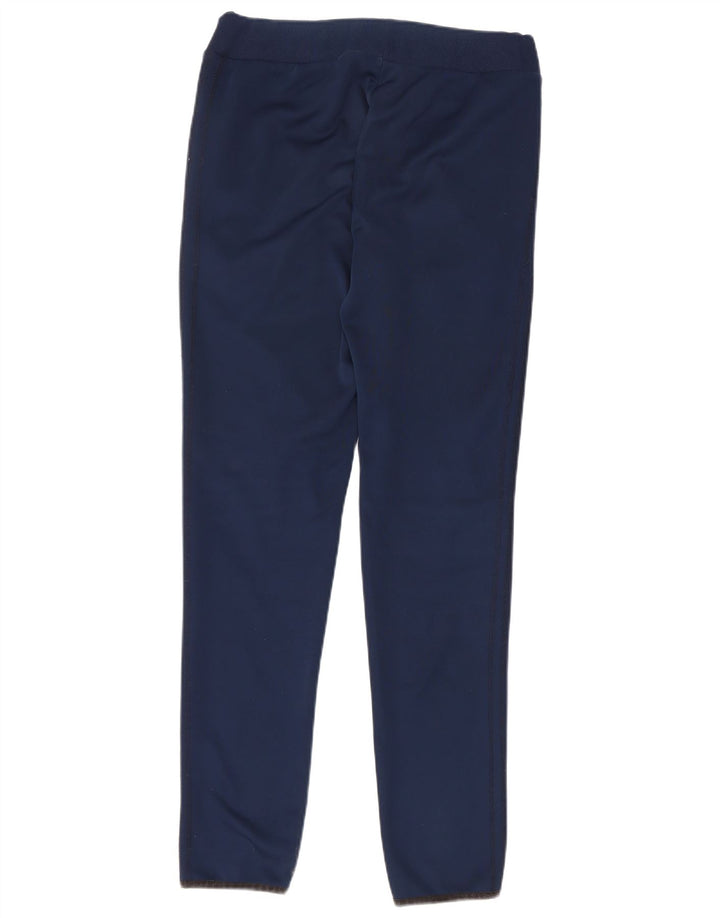 Pantaloni da tuta da donna Adidas UK 10 Small Blu Navy Poliestere
