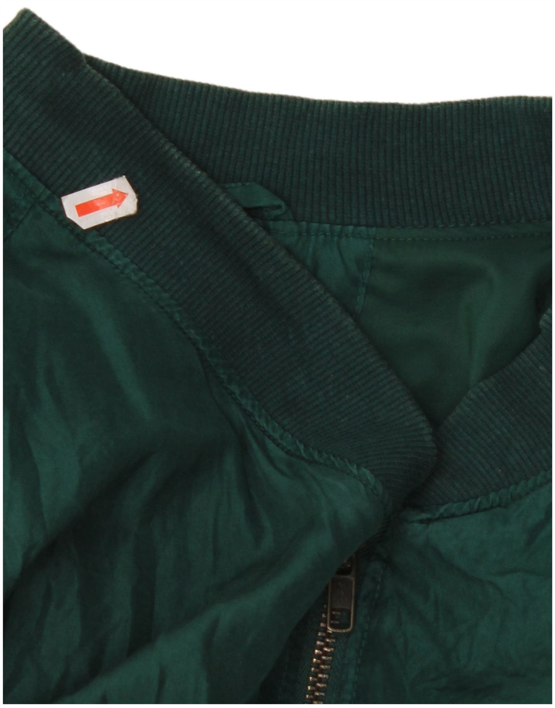 Giubbotto bomber da uomo VINTAGE UK 42 XL Seta verde