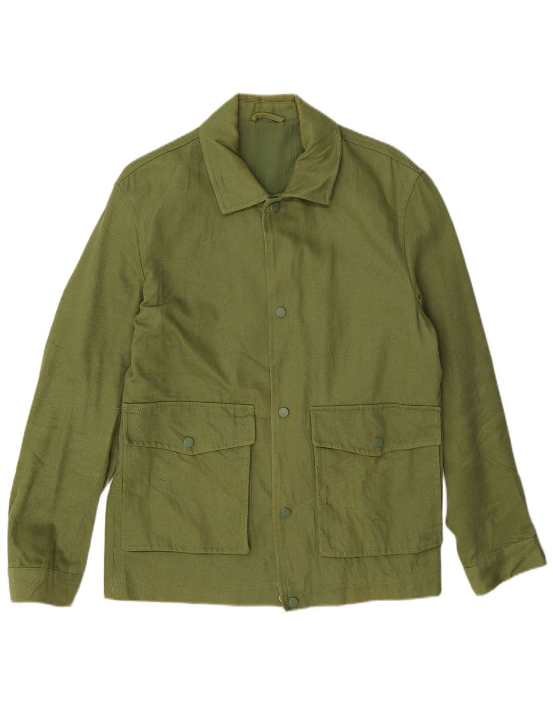 Giubbotto bomber da uomo Zara UK 36 piccolo cotone verde