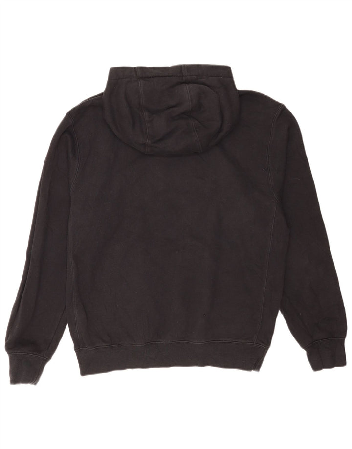 Felpa con cappuccio grafica Nike da uomo piccola in cotone nero