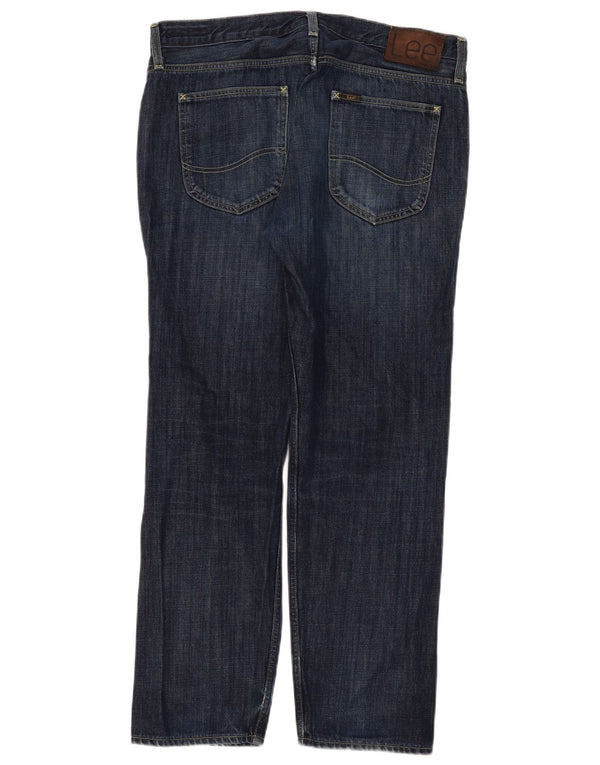 Jeans Lee affusolati Chase da uomo W34 L32 cotone blu navy