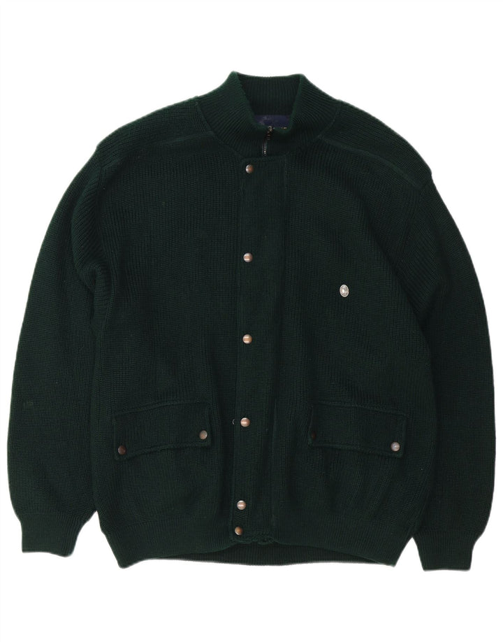 Maglione Cardigan Da Uomo Il Granchio Verde Medio