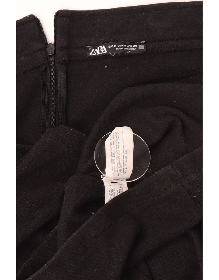 Gonna lunga Zara da donna a vita alta media W30 poliestere nero