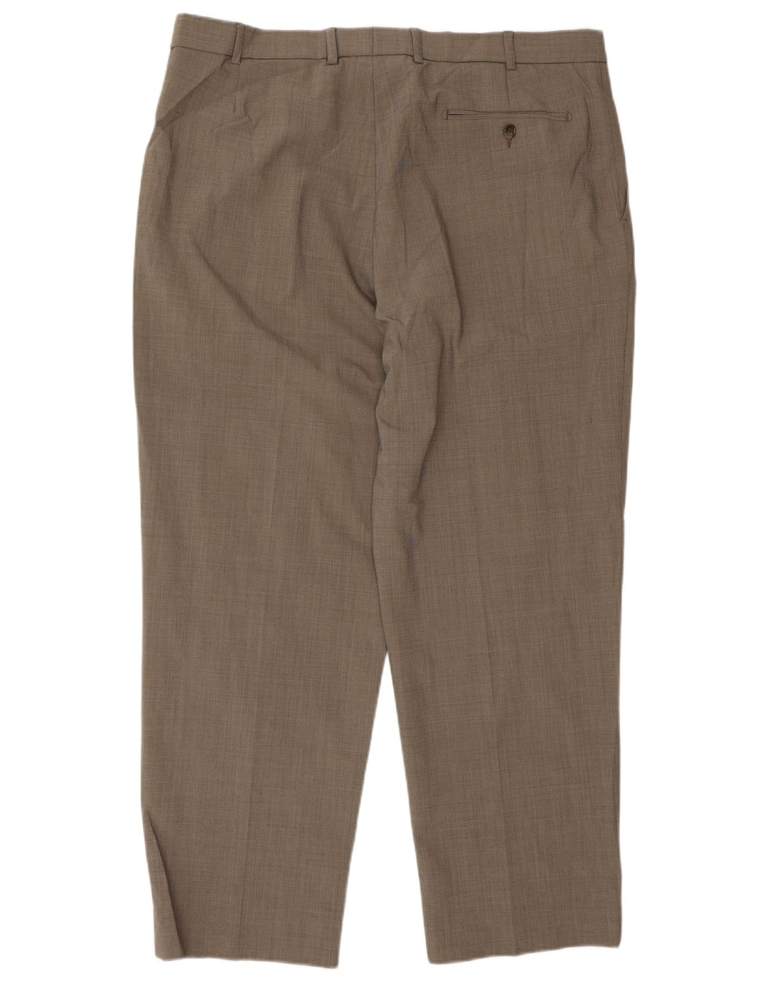 Pantaloni da abito sartoriali da uomo Marks & Spencer W38 L29 Poliacrilico grigio
