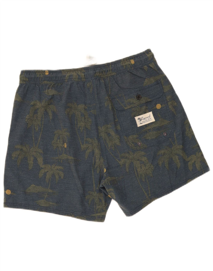 Pantaloncini sportivi da uomo Rip Curl in cotone floreale grigio medio