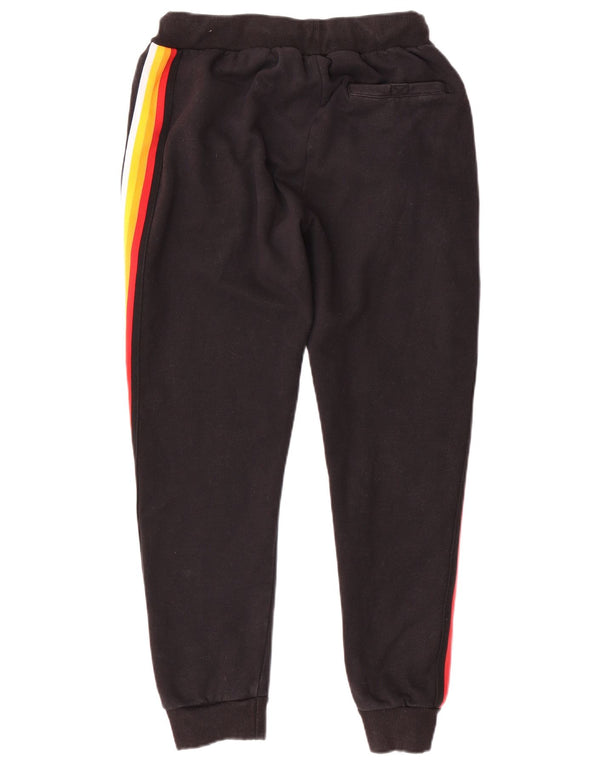 ELLESSE Pantaloni da tuta da donna Joggers UK 14 Medium Black Colourblock