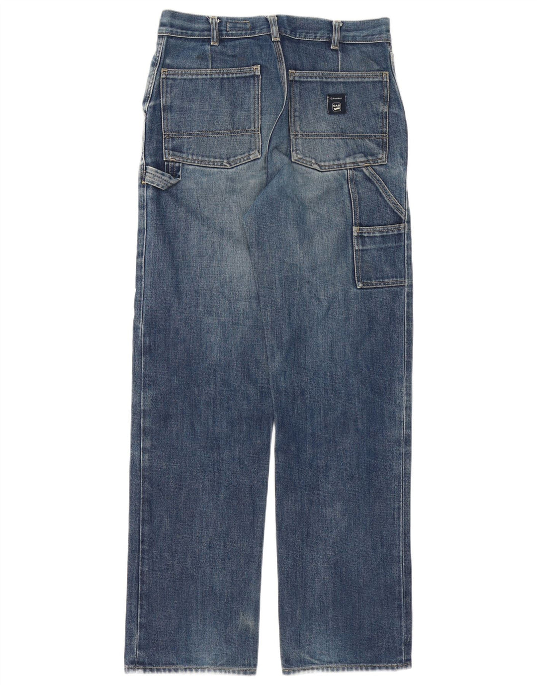 Jeans dritti da uomo Gas W29 L33 in cotone blu