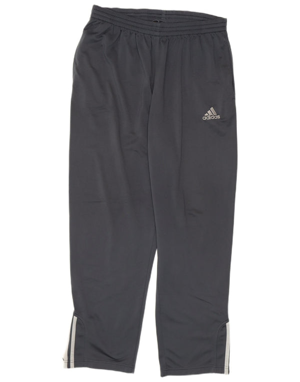 Pantaloni da tuta da uomo ADIDAS UK 42/44 Large in poliestere blu navy