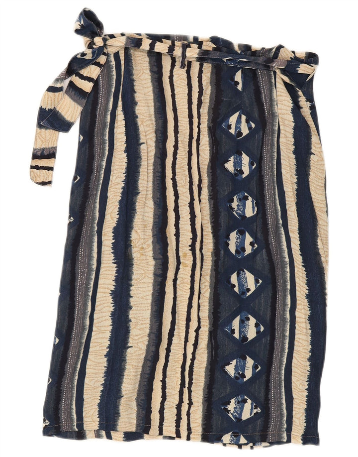 Gonna a portafoglio da donna Kenzia grande W32 a righe multicolore