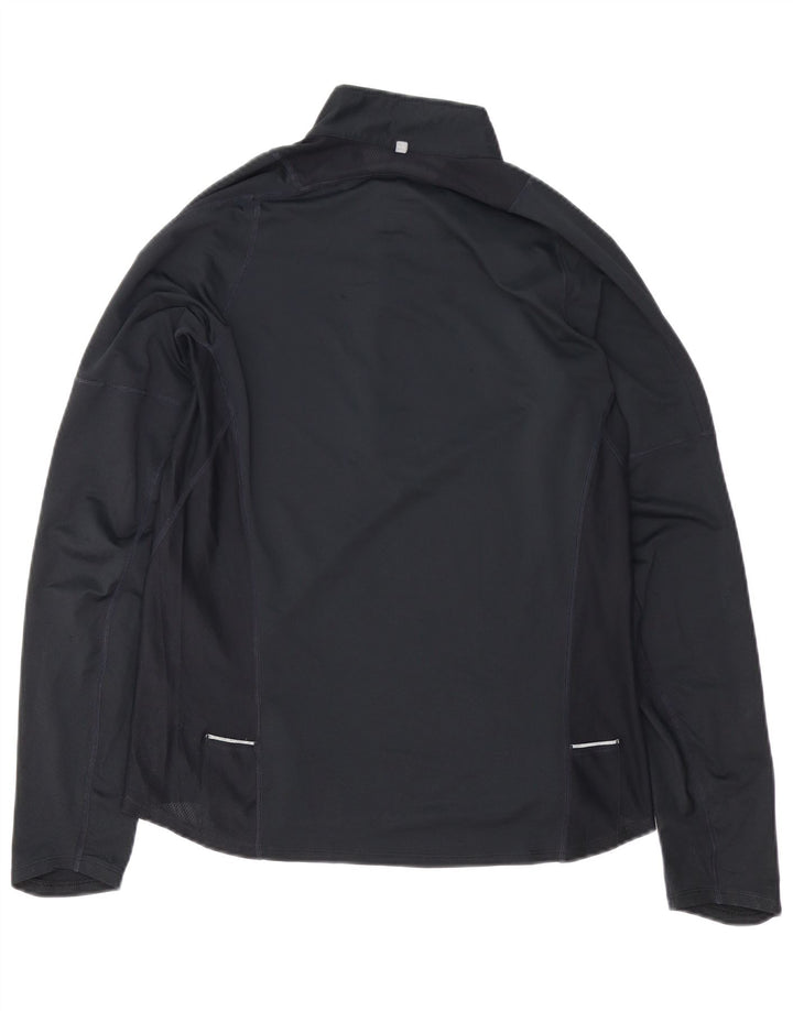 Top della tuta pullover Nike Dri Fit da uomo UK 38/40 medio blu navy