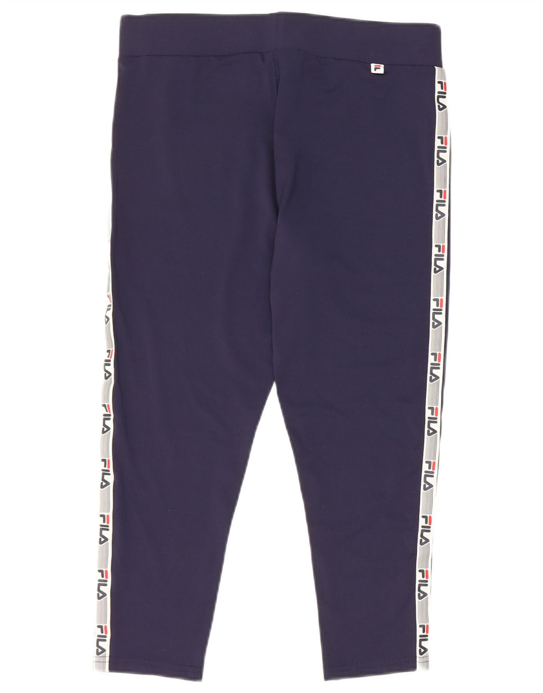 Leggings Capri grafici da donna Fila UK 14 Medium Navy Blue Colourblock