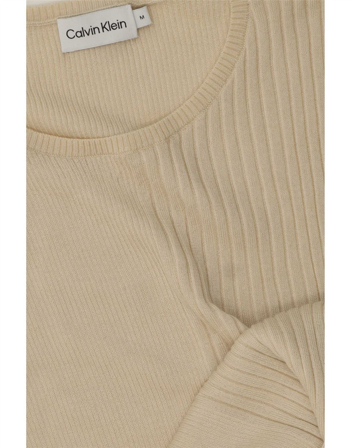 Canotta lunga da donna Calvin Klein Vest UK 14 Beige medio