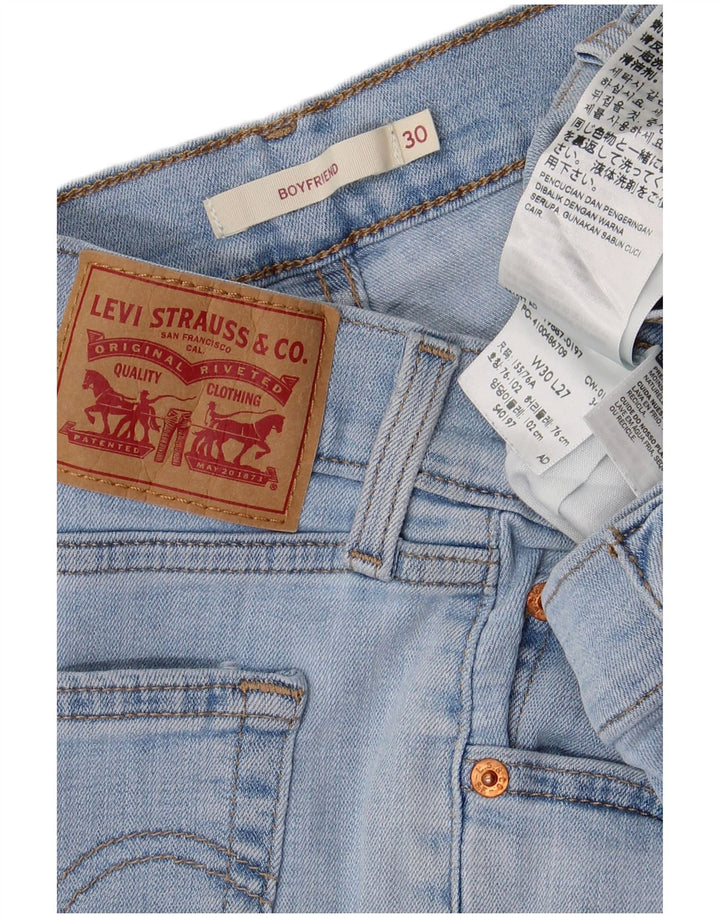 Jeans Boyfriend Slim da donna LEVI'S W30 L27 cotone blu