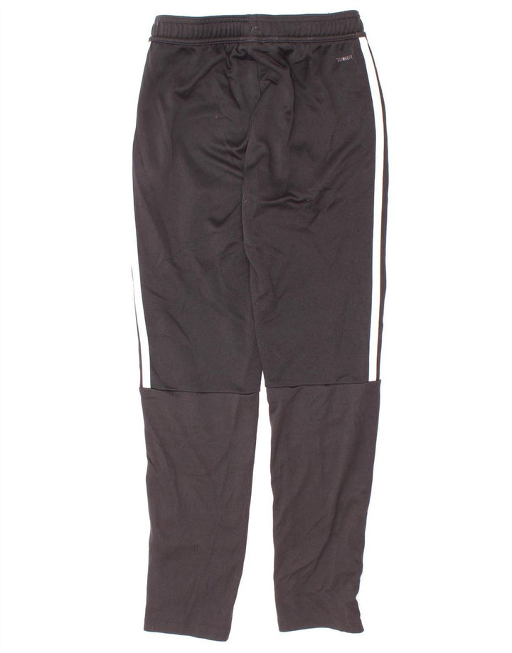 Pantaloni della tuta Adidas Climalite da ragazzo 11-12 anni in poliestere nero
