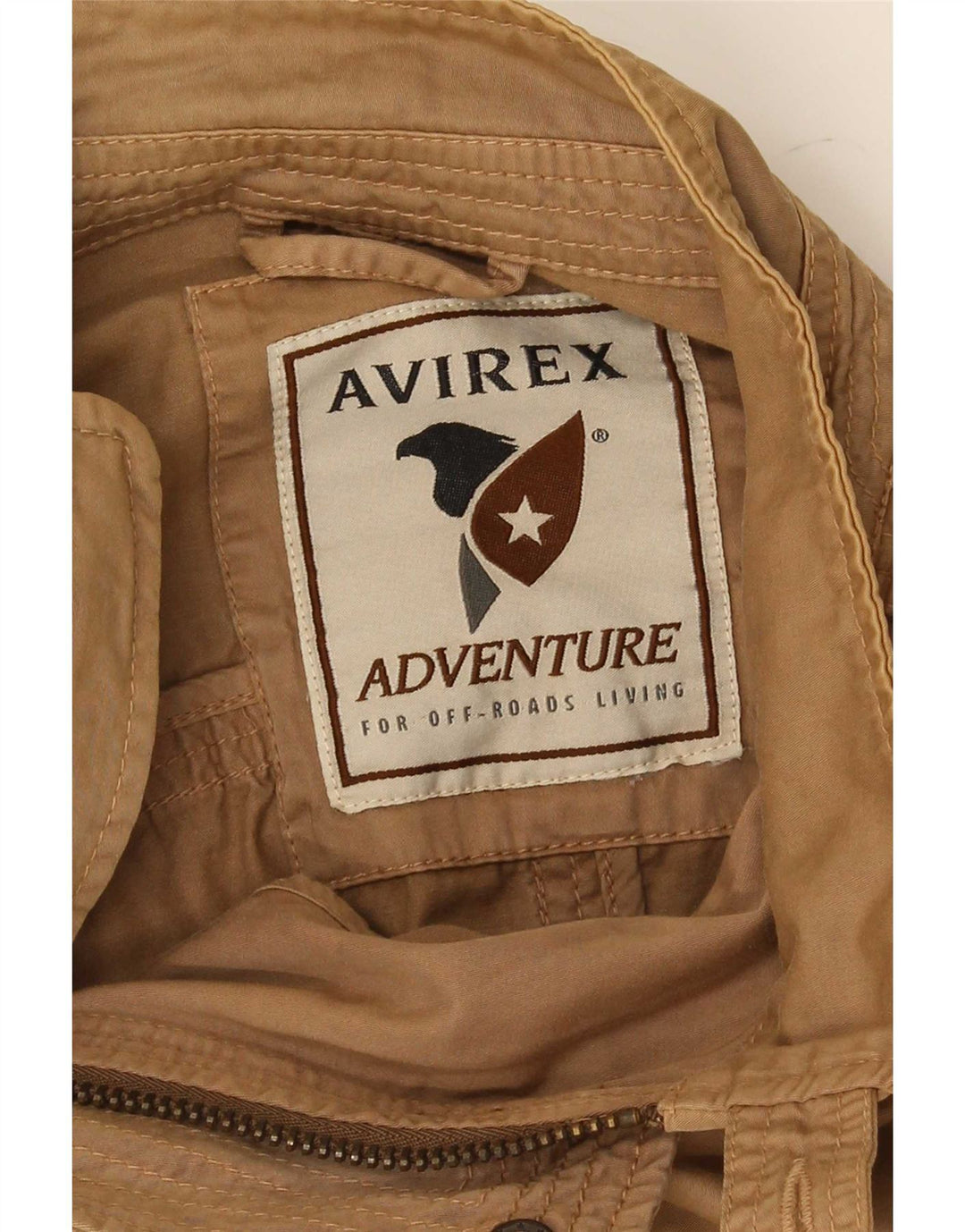 Giubbotto bomber da uomo Avirex UK 46 2XL cotone marrone