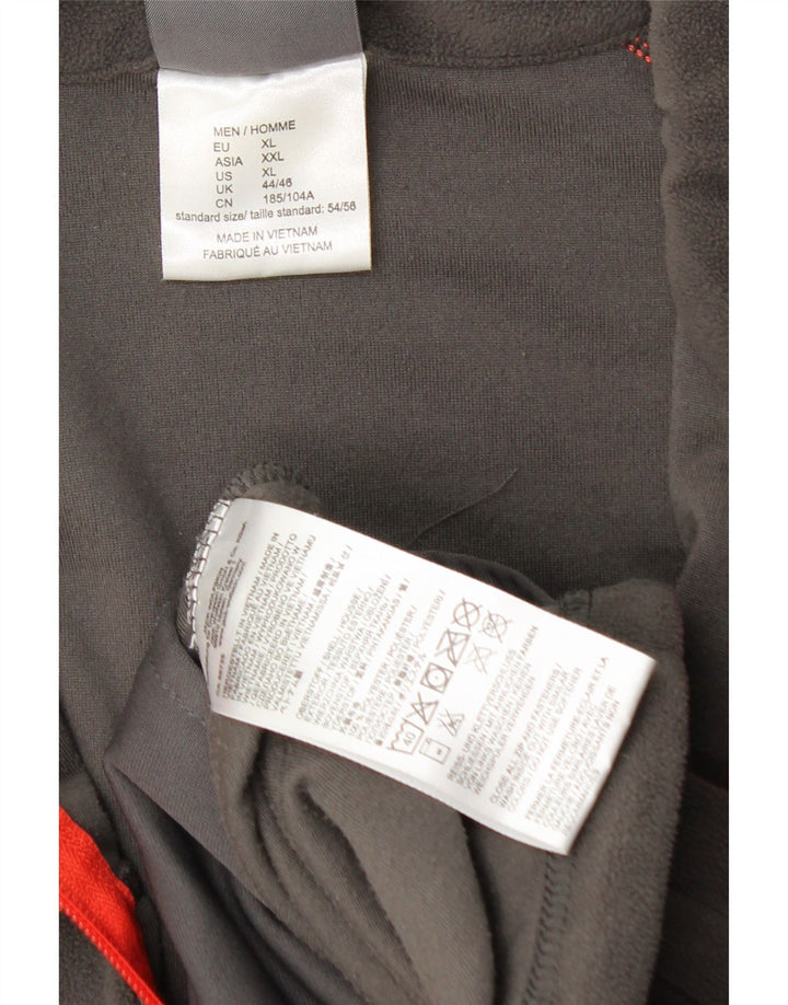 Giacca in pile da uomo Jack Wolfskin UK 44/46 XL Poliestere grigio