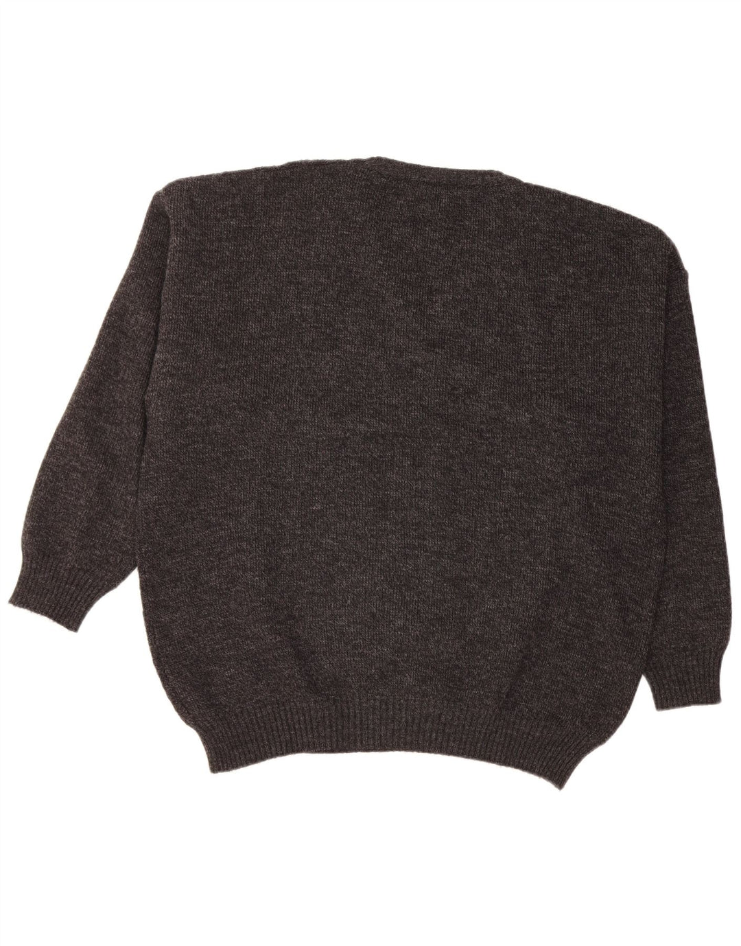 Maglione da uomo con scollo a V VINTAGE IT 56 XL Acrilico grigio