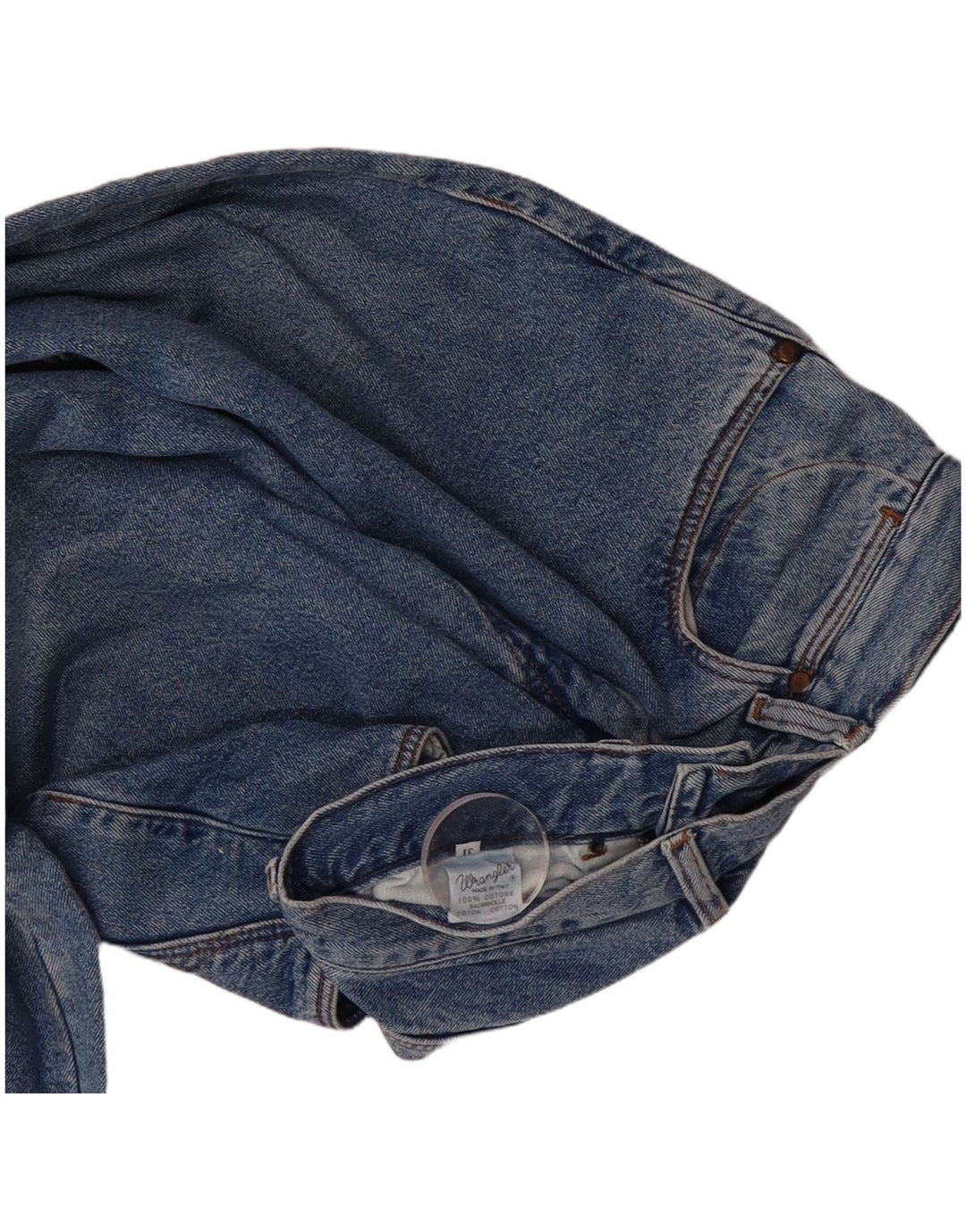 WRANGLER Mens Tapered Jeans W31 L32 Blue Cotton