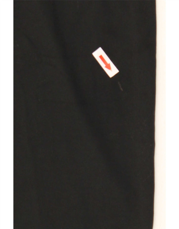 Pantaloni da tuta Nike Dri Fit da uomo, piccoli, in poliestere color block nero