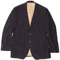 MARKS & SPENCER Mens Blazer Jacket UK 38 Medium Navy Blue Pinstripe